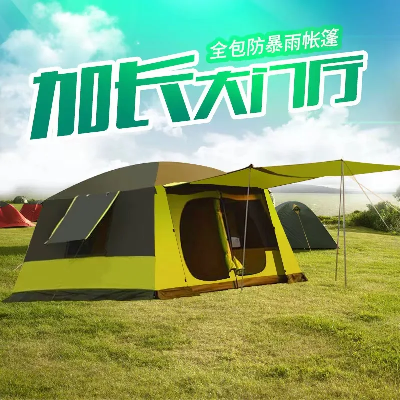 Outdoor tent, extended foyer, large pergola, thickened, shading and rainstorm protection