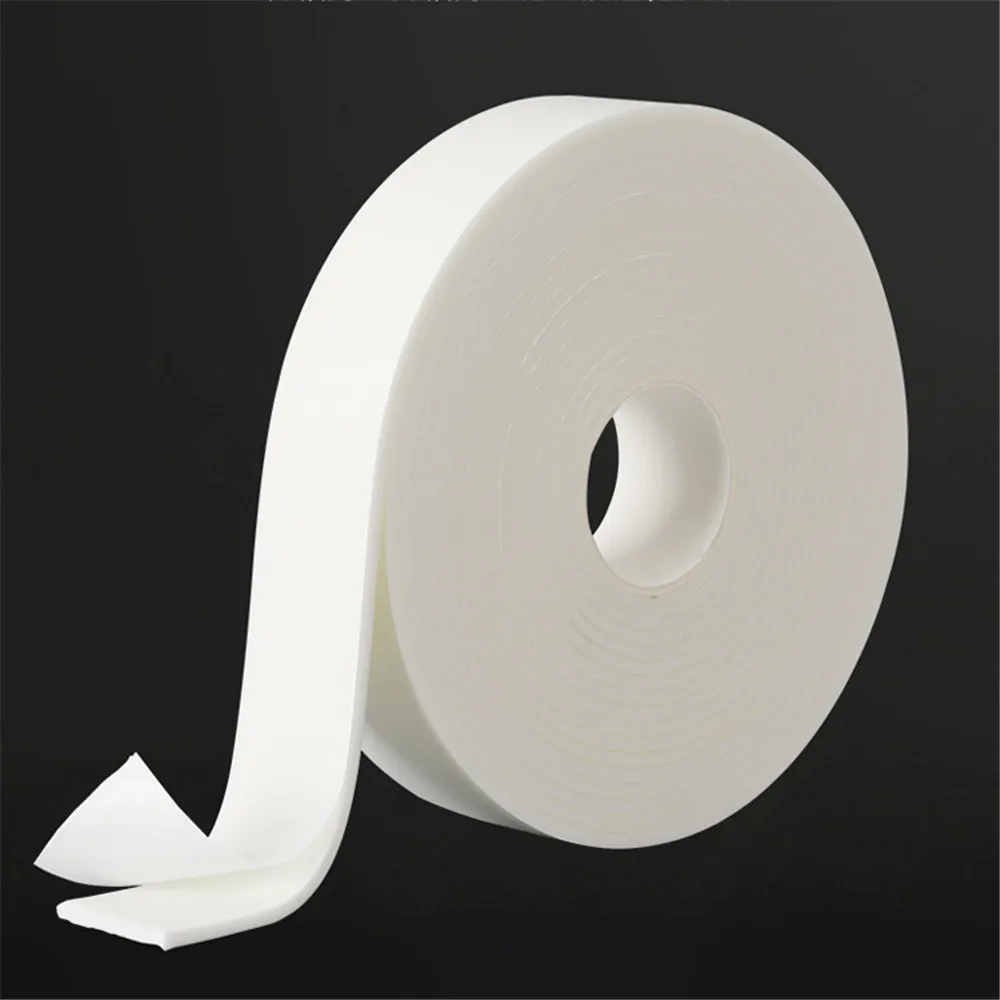 

White Super Strong Double side Adhesive Sponge Foam Tape 1mm 2mm 3mm thick Mounting Fixing Pad Sticky Width 10-200mm