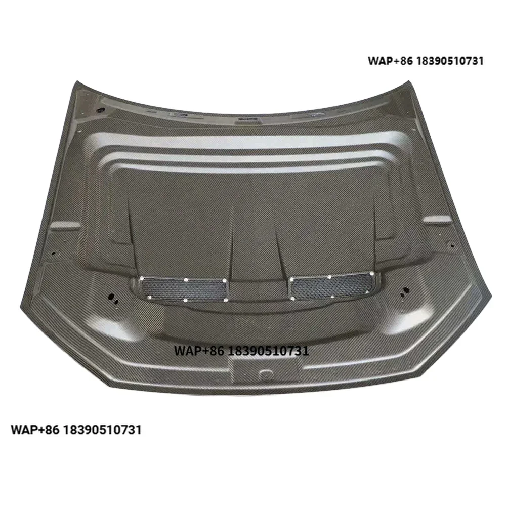 MSY Style Dry&Wet Carbon Fiber Car Front Engine Hood Vented Bonnet Fit for Q8 SQ8 RSQ8 2018-2022