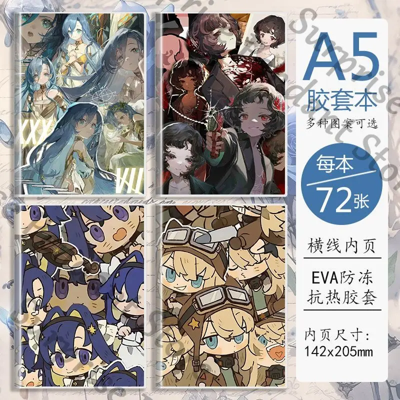 Reverse:1999 Game  ambitus Schneider Vertin  A5 Notepad Adorable student Diary notebook High appearance level