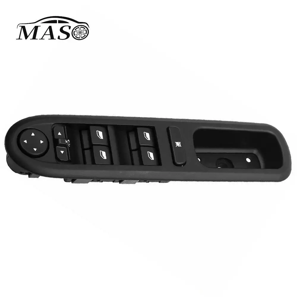 Master Power Window Lifter Control Switch Left Driver Side for Peugeot 407 6D 2004-2014