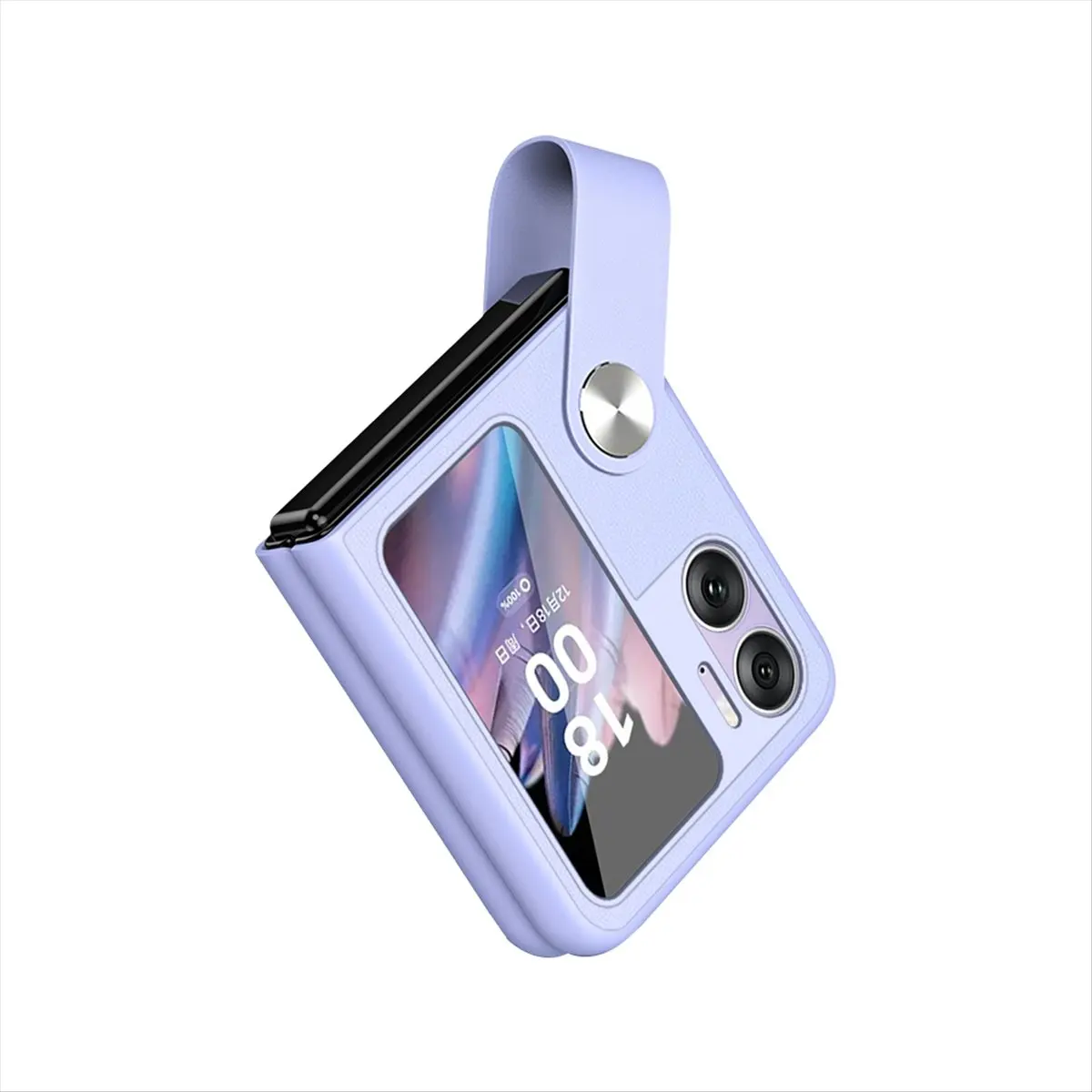 Special Offer-TPU Stand Cover Portable with Hand Strap Mobile Phone Shell Washable Adjustable Foldable Fall Resistant for Find N