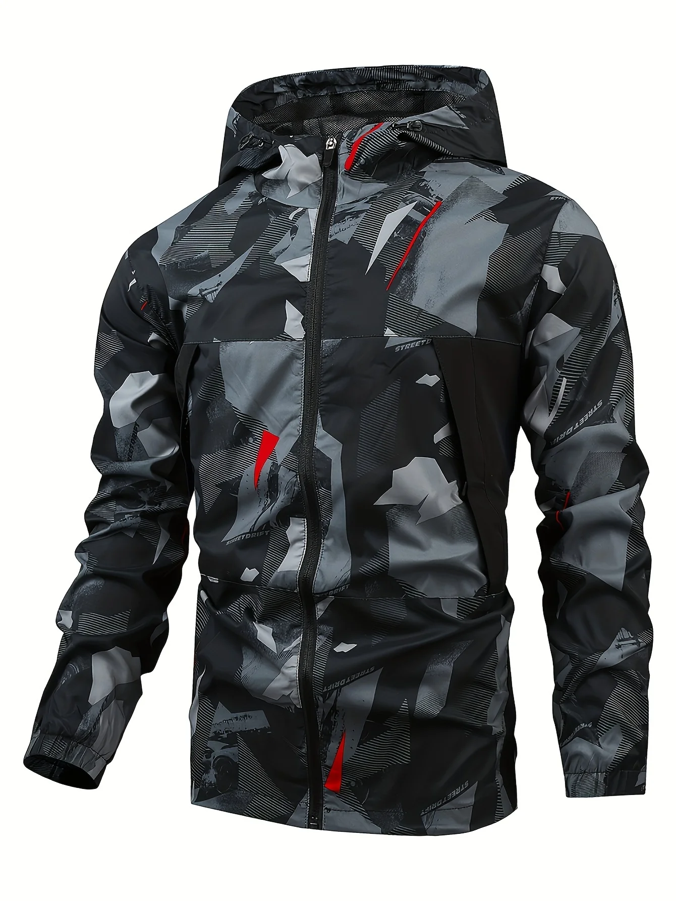

Men's Outdoor Casual Jacket with Full Print
