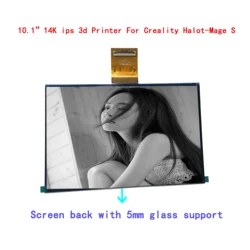 Creality 10.1-inch 14K IPS 3D printer Halot Mage S with 5MM glass, compatible with replacement screen accessories for direct use