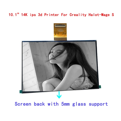 Imagen 1 del producto Creality Impresora 3D IPS 14K de 10,1 pulgadas Halot Mage S con vidrio de 5MM, compatible con accesorios de pantalla de repuesto para uso directo