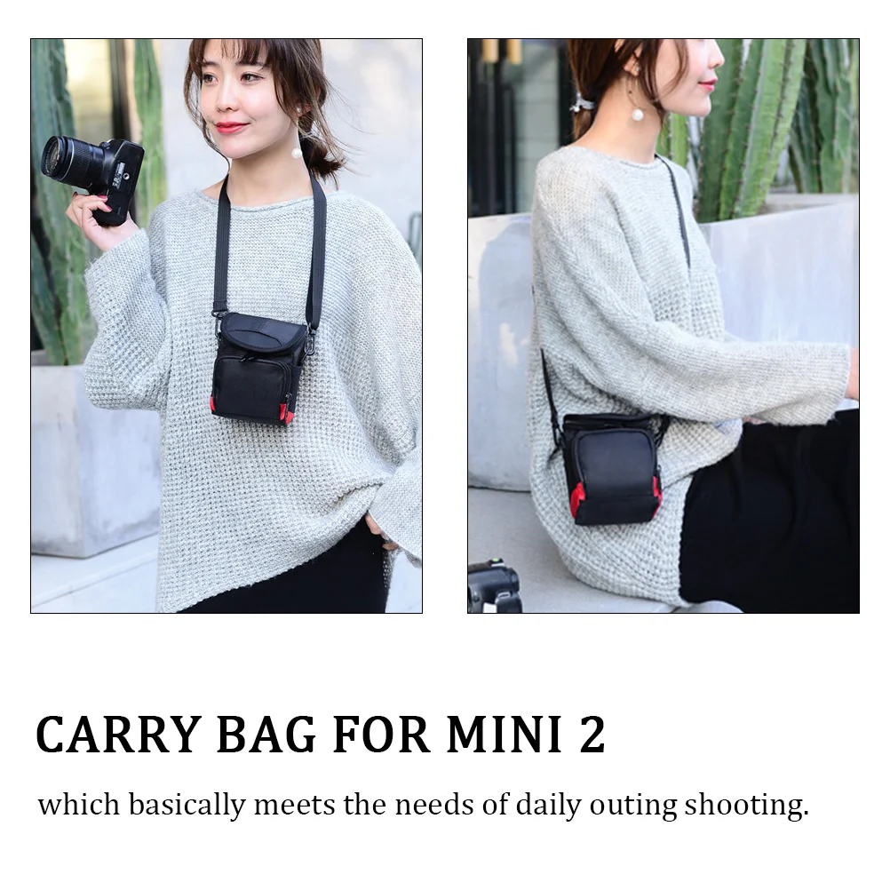 Micro Camera Bag Telephoto Pouch Handbags Travel Storage The Tote PU Digital Holder