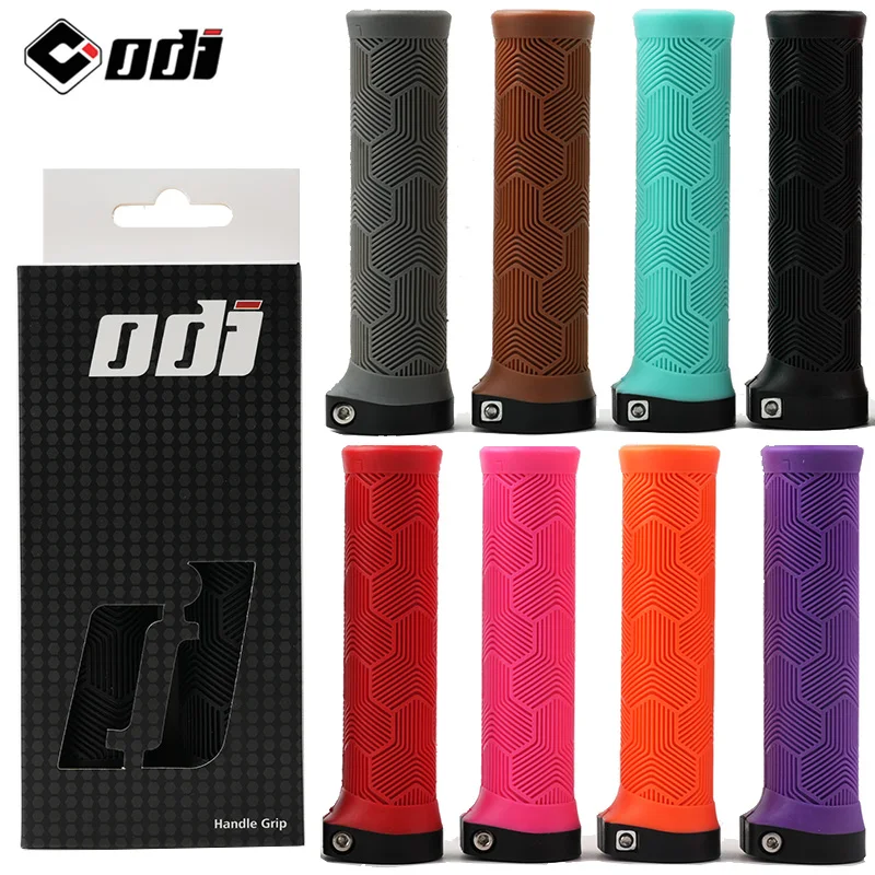 

ODI Bike Cuffs Lock-on MTB Bicycle Handlebar Grips Anti-Slip Mountain Folding Bike Balance BMX DH Handle Cover Cycling Parts