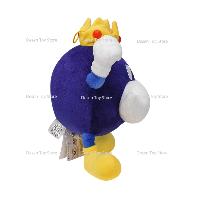 21CM New Bros Plush Toys King Bob-omb Mario Movie Stuffed Animal Doll Plushie Kids Gifts