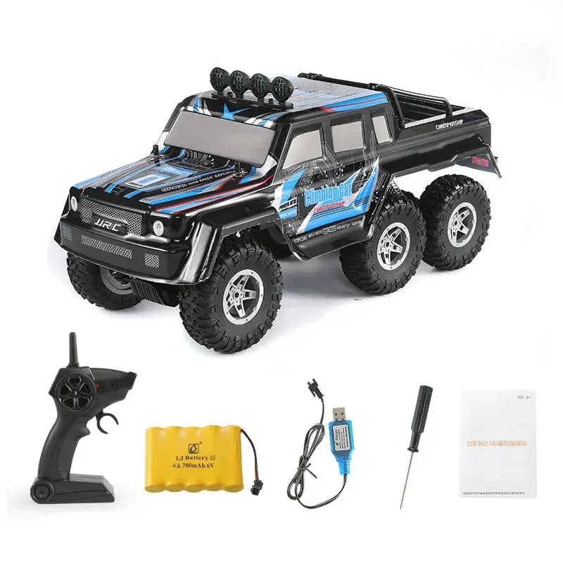 

[Funny] 4CH 2.4GHz 6X6 RC Stunt Car Remote Control Racing Car light Six-wheel drive SUV Electric vehicle Beach car toy kids gift