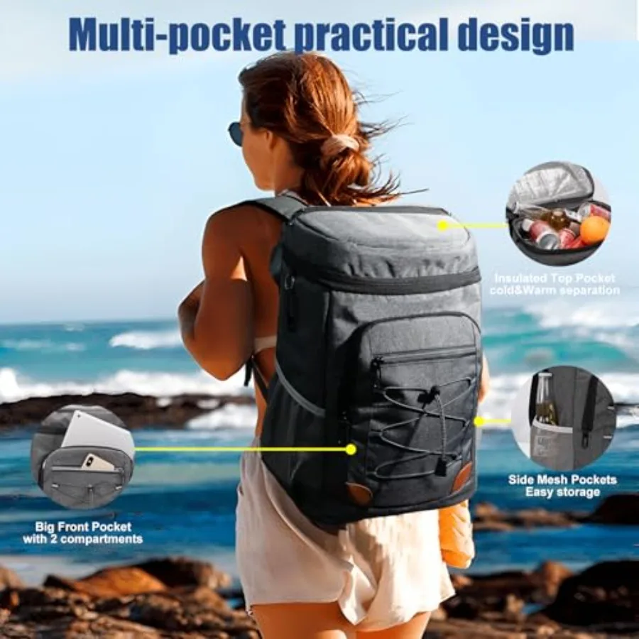 Insulated Leak Proof Cooler Backpack - usage example