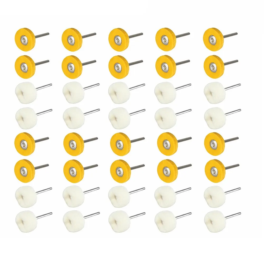 Wheel Buffing Wheels Wool Cotton Wheel Buffing Wheels Polishing Buffing Wheel Solid For Jewelry Glass Practical