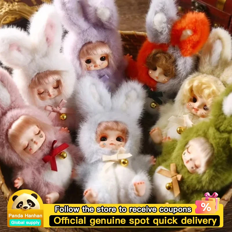 

Новинка 2023 года, кукла Annie Baby Blind Box, серия «Послеживание любви», сидящая кукла, мультяшный милый модный игровой орнамент, подарок для девочек