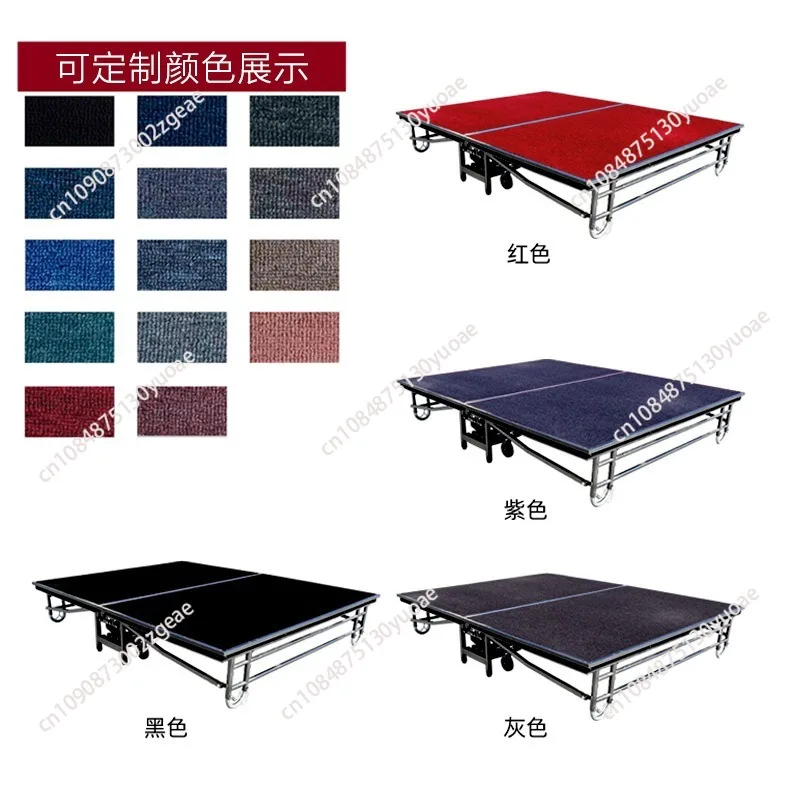 Stage Activities Hotel Folding Stage Wedding T-Platform Lifting Mobile Stage Assembling Shelves