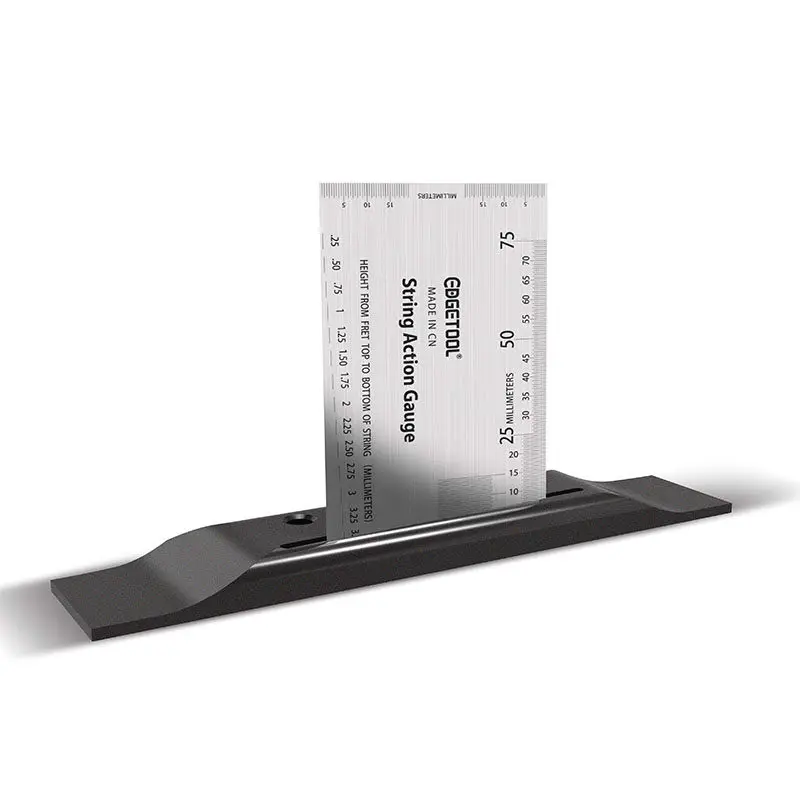 

Multi-Function Guitar String Action Gauge Ruler for Acoustic Electric Guitar Ukulele Setup Luthier Tool