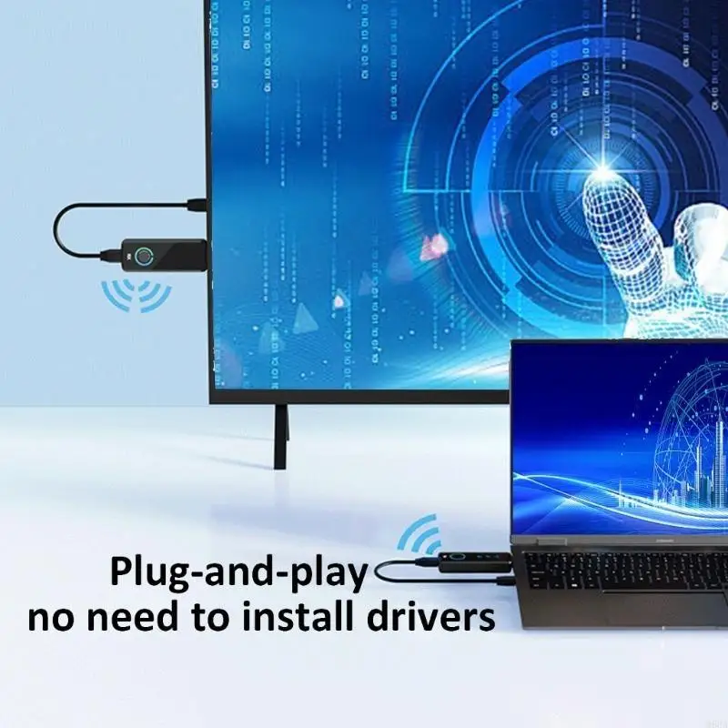 

Двухчастотный радиоудлинитель Wi-Fi, последовательный поток Miracast DLNA