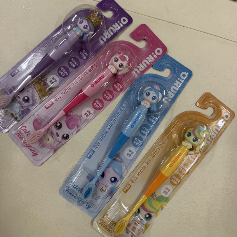 Genuine Catch! Teenieping Toothbrush Ultra-soft Bristles Specially Designed in The Permanent Tooth Replacement Stage