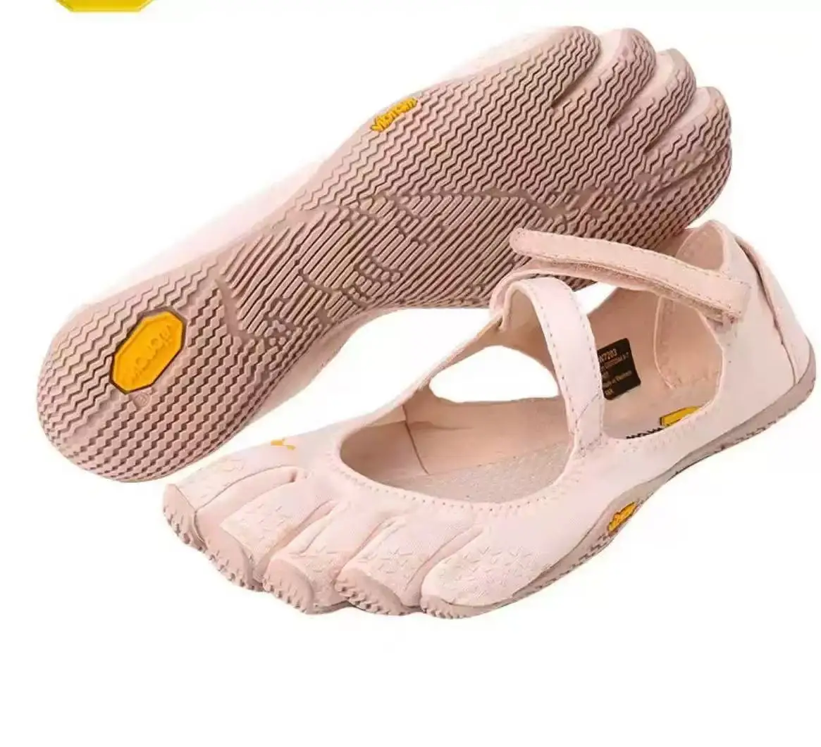 VI-B Dames Klassieke Professionele FiveFingers Schoenen Fitness Yoga Dans Zachte Zool Antislip Sneldrogende Sport Split-teen Sneakers