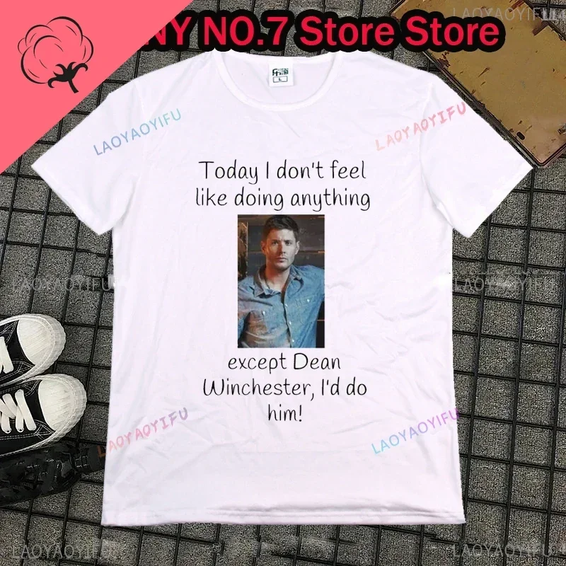 Gift for Dean Winchester Fans Gift for Supernatural Fans Dean Winchester Dean Wincester T-shirt Supernatural I'd Do Hem S