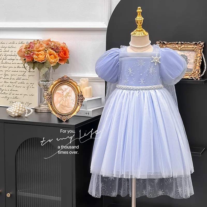 

Girls' Princess Dress Summer Super Fairy Dress Ice Queen Birthday Dress
