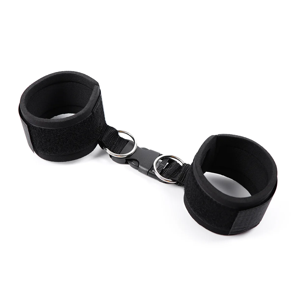 Sm adult sex appeal flirting bound plastic buckle sponge handcuffs couples sex auxiliary props.