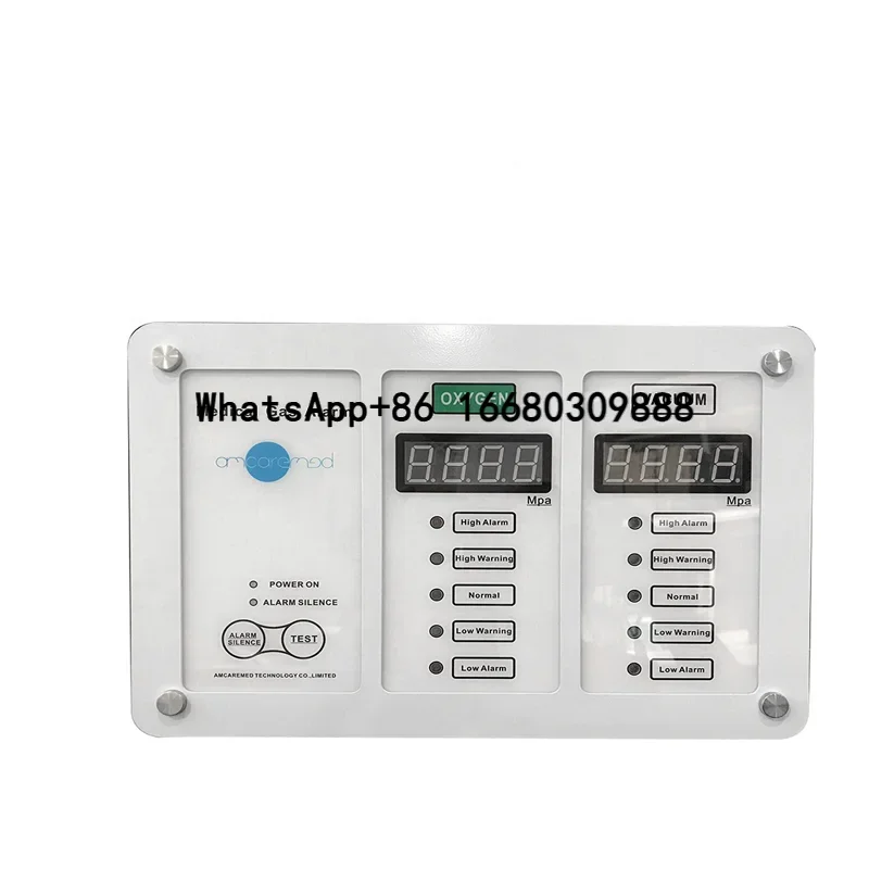 Medical Gas Alarm System With LED Panel For 2 Gases hospital alarm system