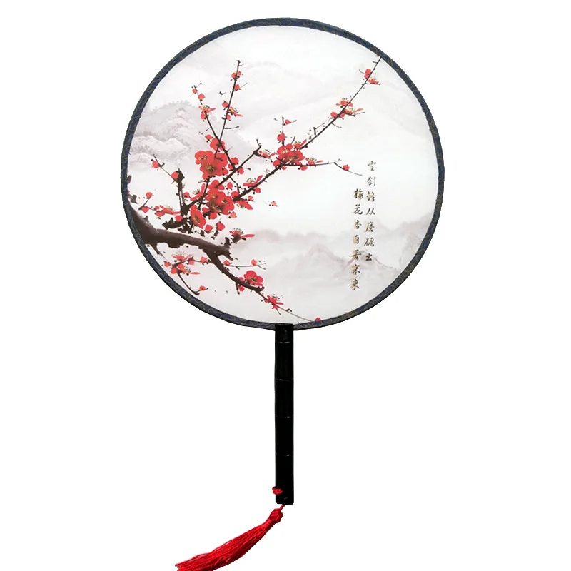 Chinese Style Vinatge Hand Held Fan Dance Fan Hanfu Silk Fan Japanese Fan Party Wedding Favor Gift for Guests