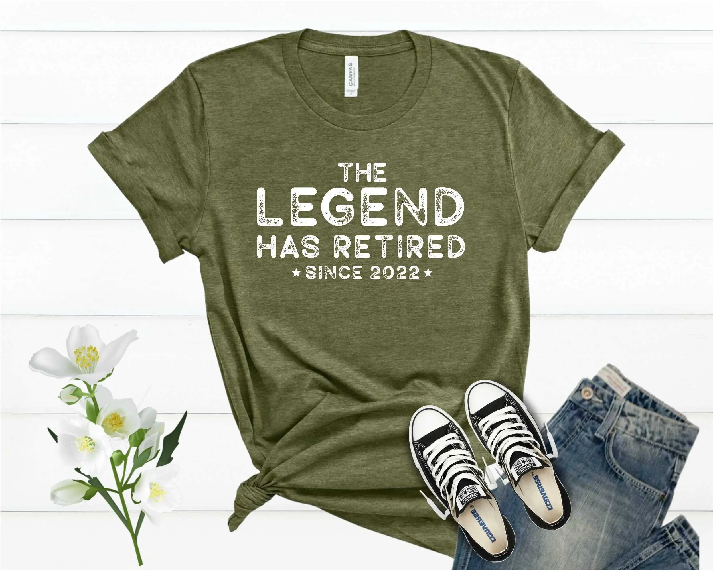 Retired T Shirt Grandpa Retirement The Legend Has Funny Grandma