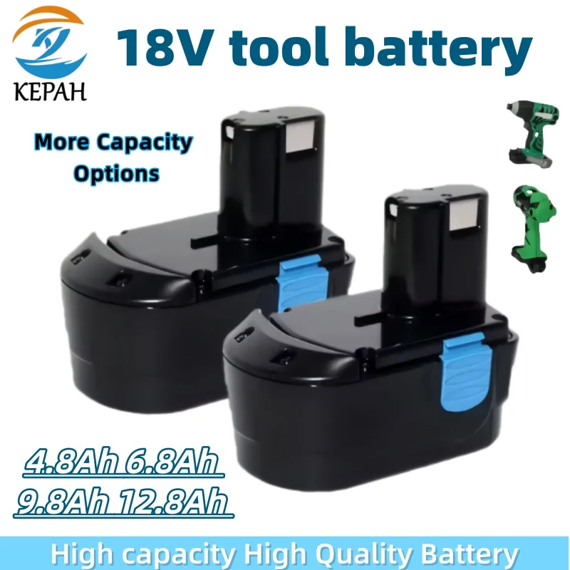 

Brand New 18V Rechargeable Battery｜4800-12800mAh Stable & Durable for EB1820/EB18-2YR Tools