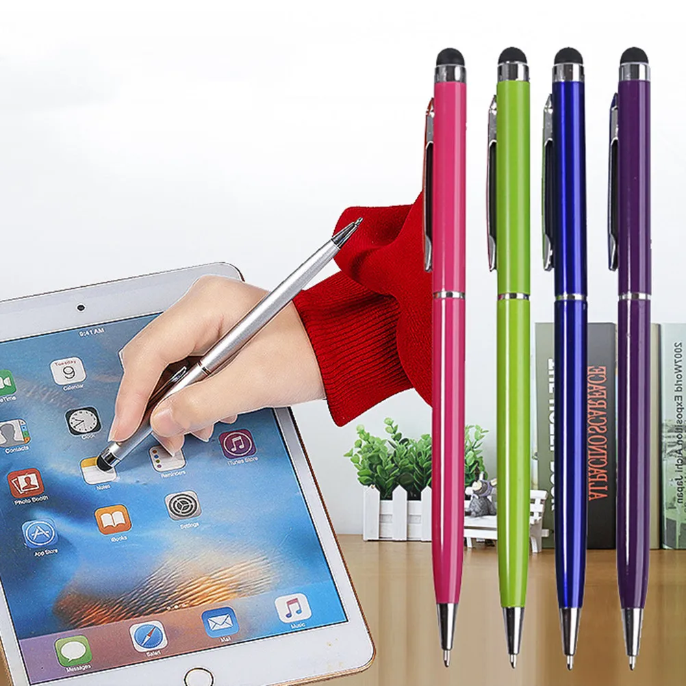 

12Pcs Touch Pen Stylus Capacitive Screen Ballpoint Drawing Tablet Pens School Office Writing Stationery Random Color