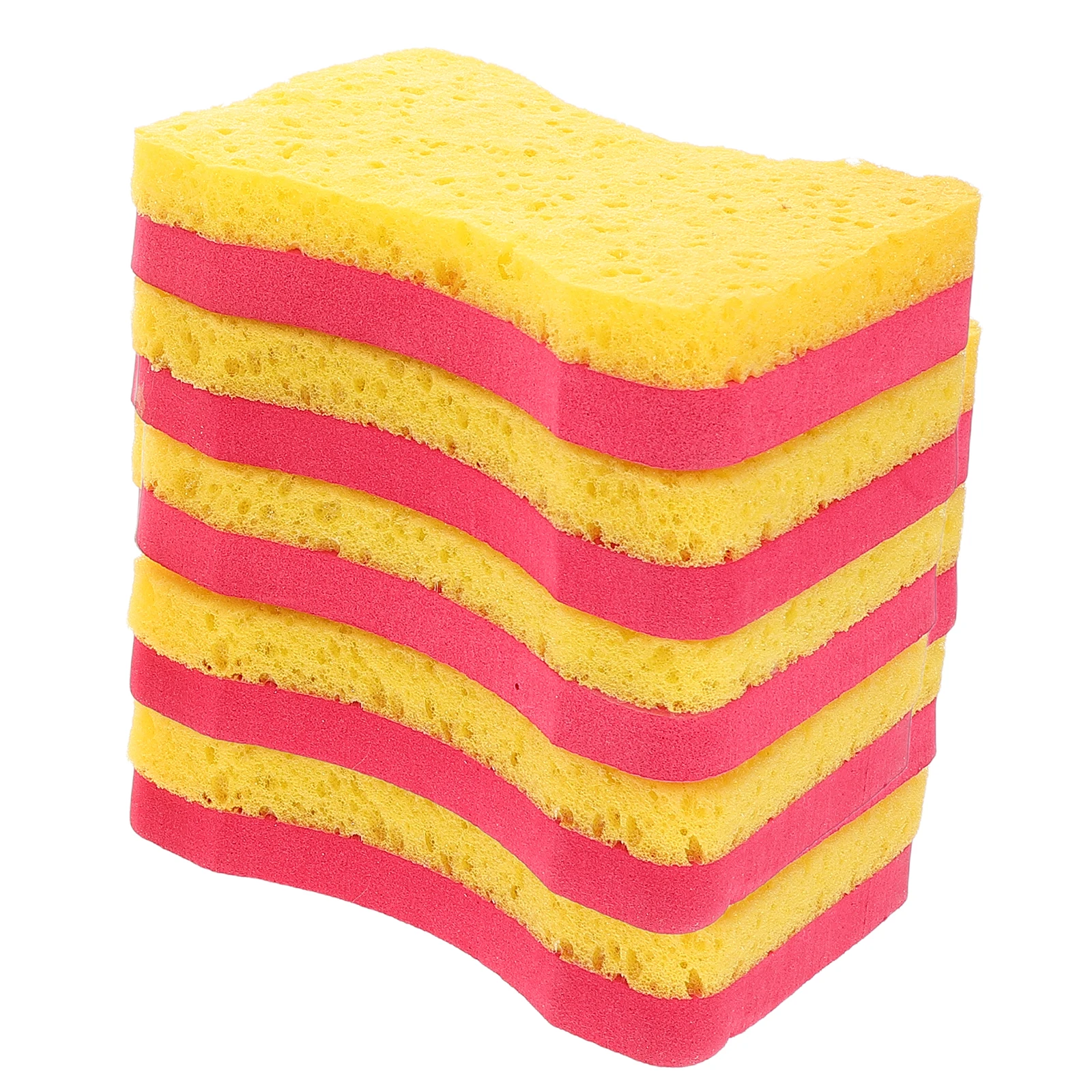 

5pcs Multifunctional Cleaning Sponge Car Home Detailing Sponges Washing Polishing Household Use Car Wax Applicator Pad