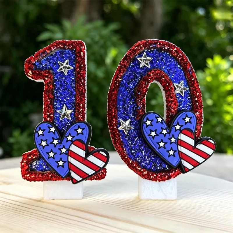 Bougie d'anniversaire rouge pour garçon, bougie Captain America avec numéro et supports, pour cérémonies, souvenirs spéciaux, fête, décoration de la maison, lampes, bougies