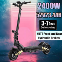 E-Scooters 2400W Dual Motor 52V23.4AH Battery Oil Brake Electric Scooter 10-Inch Tire All Terrain Off-Road Scooters Electric