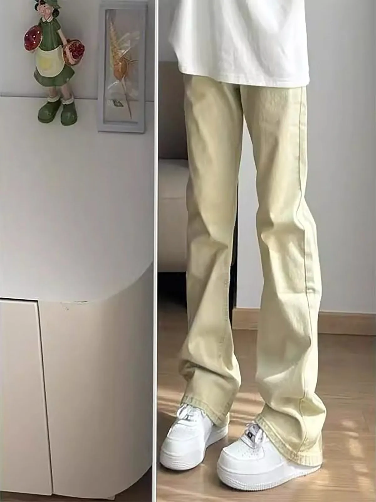 

Ретро-джинсы в американском стиле, свободные, широкие, прямые, повседневные, длинные брюки унисекс, в стиле хип-хоп, свободного кроя, для подростков