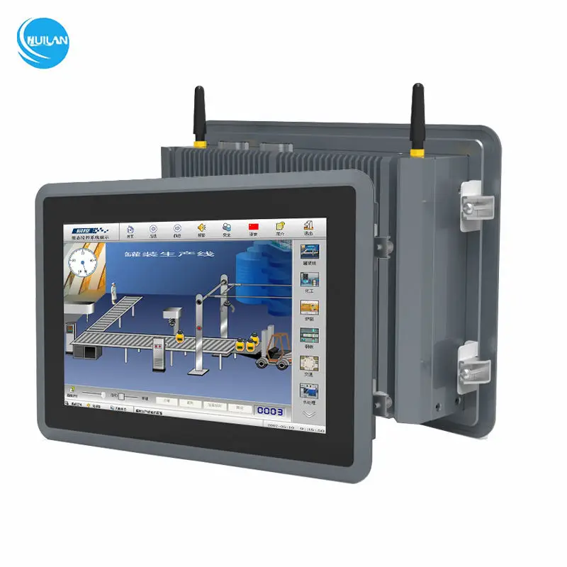 10.1 Inch Industrial Panel PC POE Power Google Play I7 IP65 Touch Industrial Computer Monitor Drive Embedded Computer