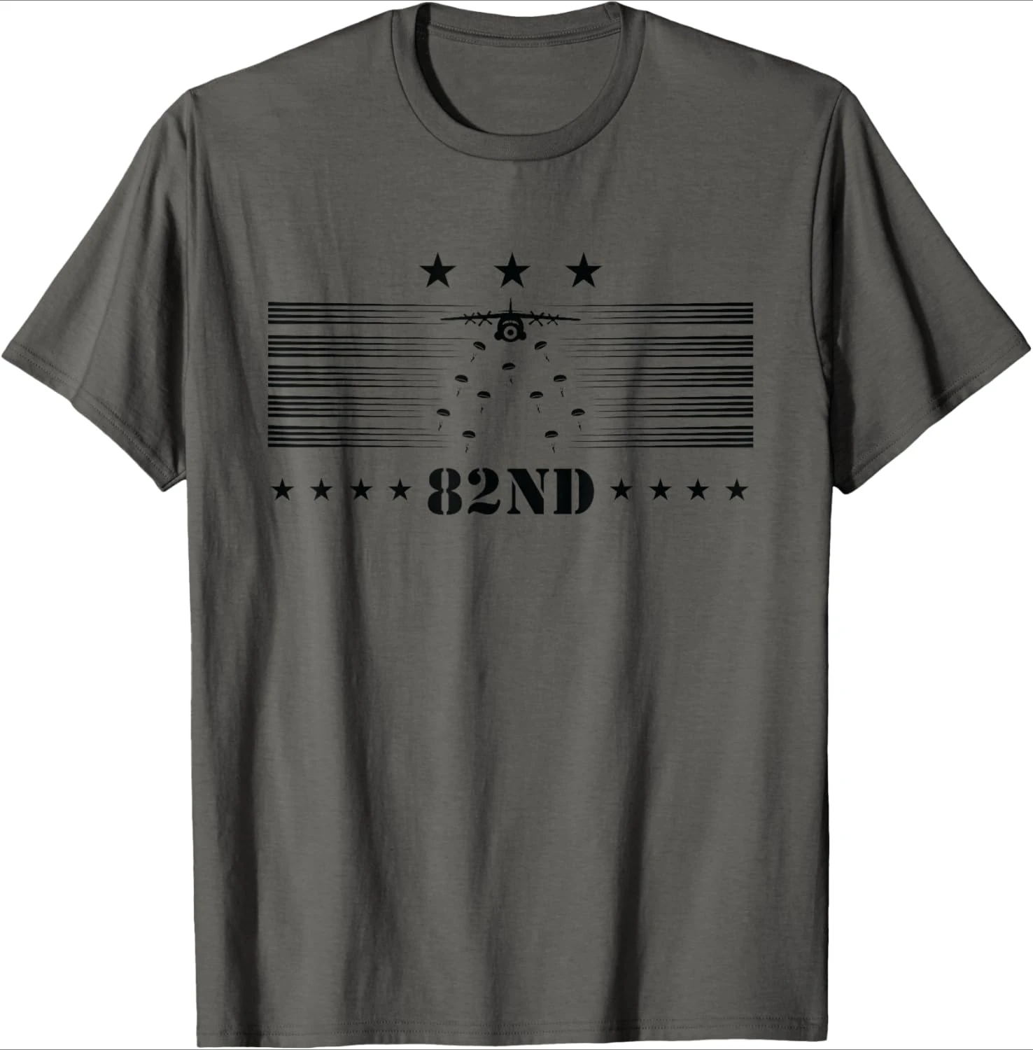 

82nd Airborne Paratrooper Vintage pattern design-100% cotton summer O-neck short sleeve casual printed men's T-shirt.