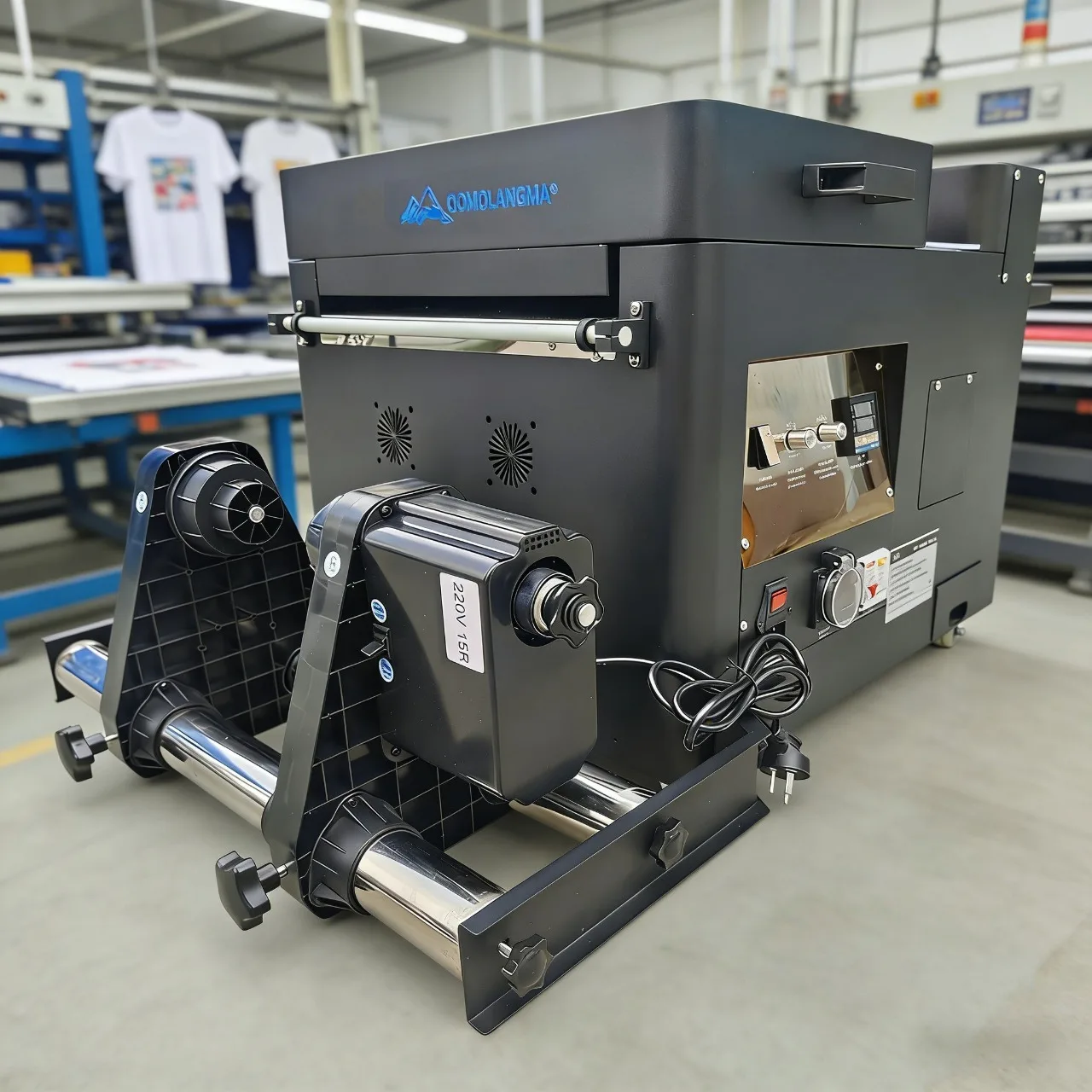US Stock A3 Economic Automatic DTF Powder Shaker and Dryer Powder Shaking Machine for DTF Transfer Printing on T-Shirts Clothes