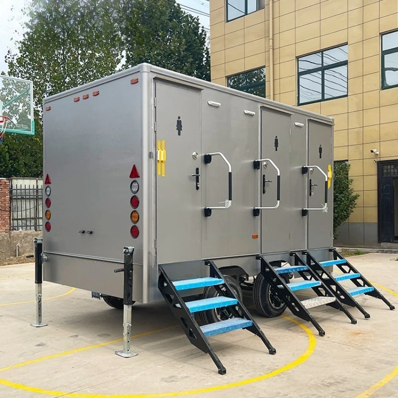 Outdoor Mobile Bathroom Portable Restroom Toilet Trailer Camping and Shower Room