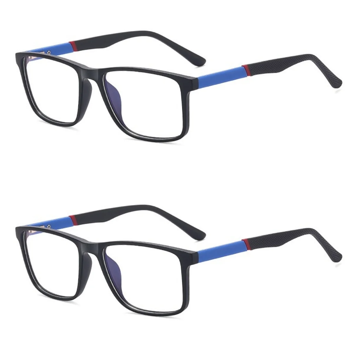 

2PCS Square Prescription Glasses Comfortable Clear Lens For Men Women Presbyopia Eyeglasses reader For Elderly Myopia Glasses