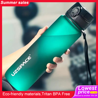 500/800/1000ML Sport Water Bottle Portable Leakproof Shaker Drinkware Outdoor Tour Gym Fitness Cup Colorful Plastic Jug BPA Free