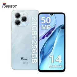 Fossibot S2 Smartphone 5000mAh Battery 50MP Main Camera UP to 20GB+256GB Phone Helio G85 Octa-core Android 14 NFC Cell Phone