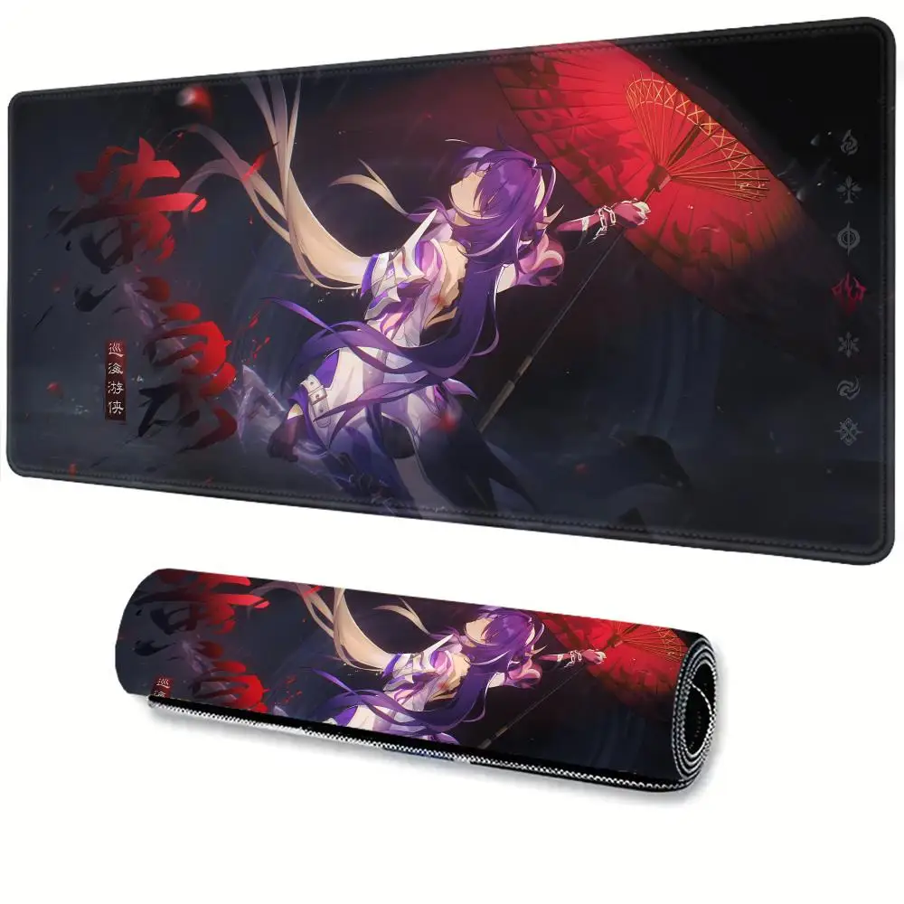 

Mouse Pad Honkai Star Rail Game Firefly Acheron Blade Fugue Sunday Computer Accessories Stitch Edge Natural Rubber Keyboard Mat