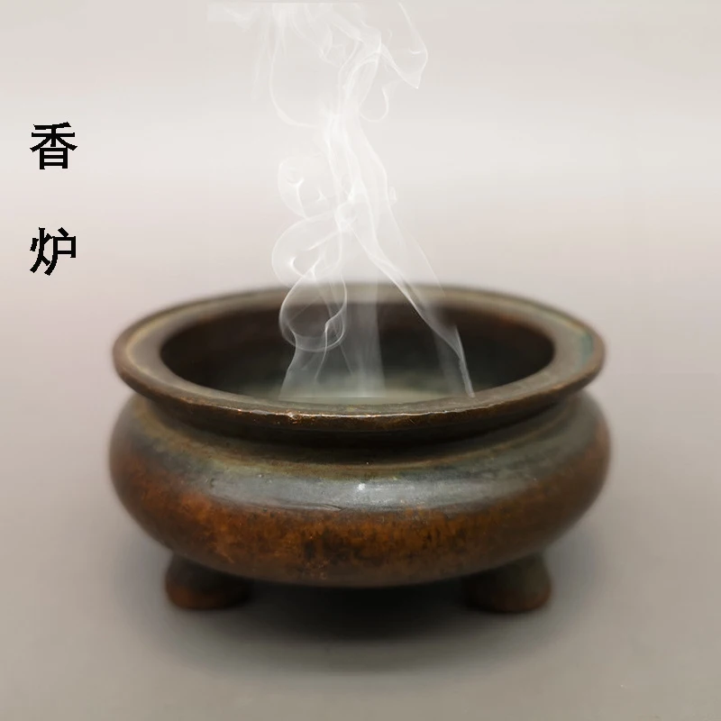 Brass for living room home decoration, ornament, film props copper incense burner decoratio