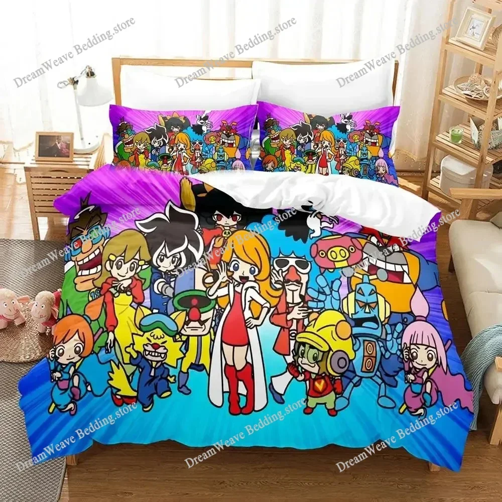 Cartoon Wario Ware Get It Together Bedding Set Duvet Cover Bed Set Quilt Cover Pillowcase Comforter King Queen Size Boys Adult
