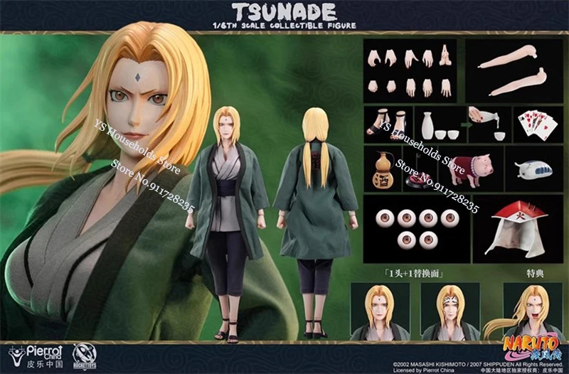 

RocketToys ROC-009 1/6 Коллекционная женская фигурка Цунады, аниме Наруто Шиппууден, нежная 12-дюймовая модель солдата, подарки