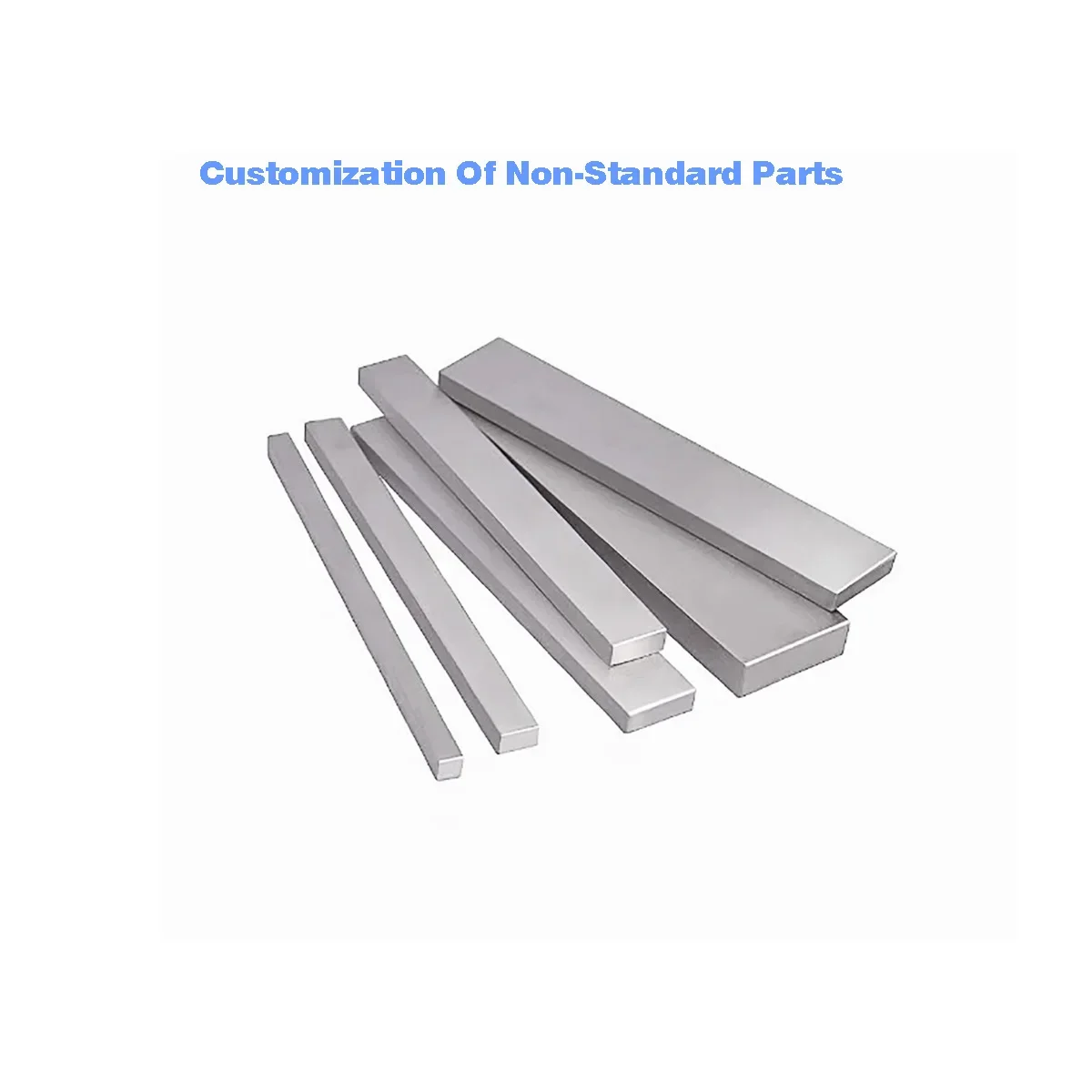 304 Stainless Steel Square Bar Square Rod​ Thickness:3/4/5mm Width: 6/8/10/15/25/30mm ​Length: 500mm