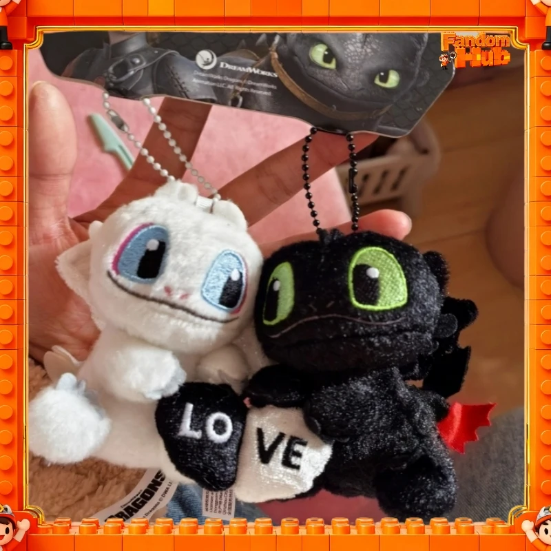 

Genuine Dragon Toothless Plush Night Fury Stuffed Animal Bag Pendant Keychain Plush Toy For Kids Birthday Gift