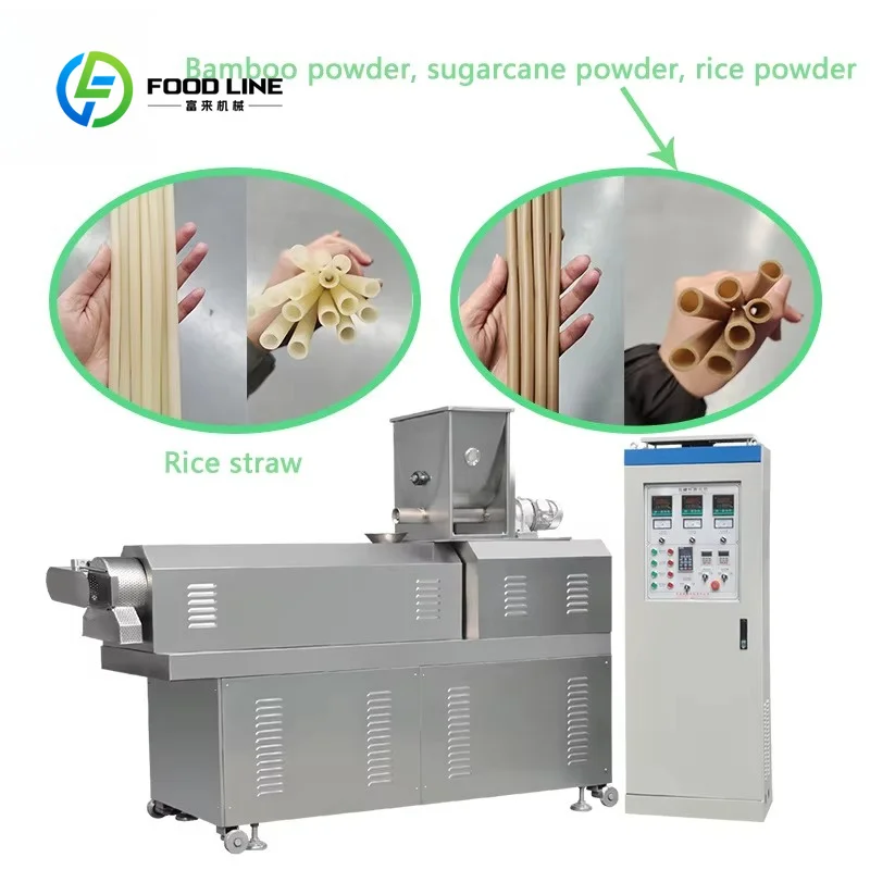 Custom Eco-Friendly Degradable Straw Production Line, Heavy-Duty Motor Drinking Straw Manufacturing Equipment
