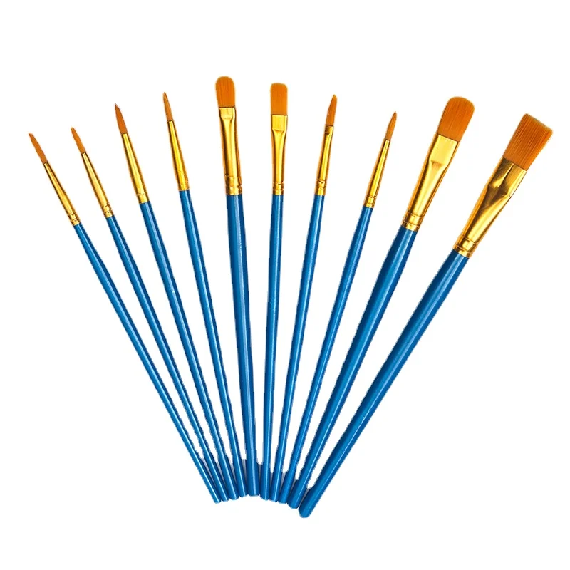10 шт./набор, кисти для рисования