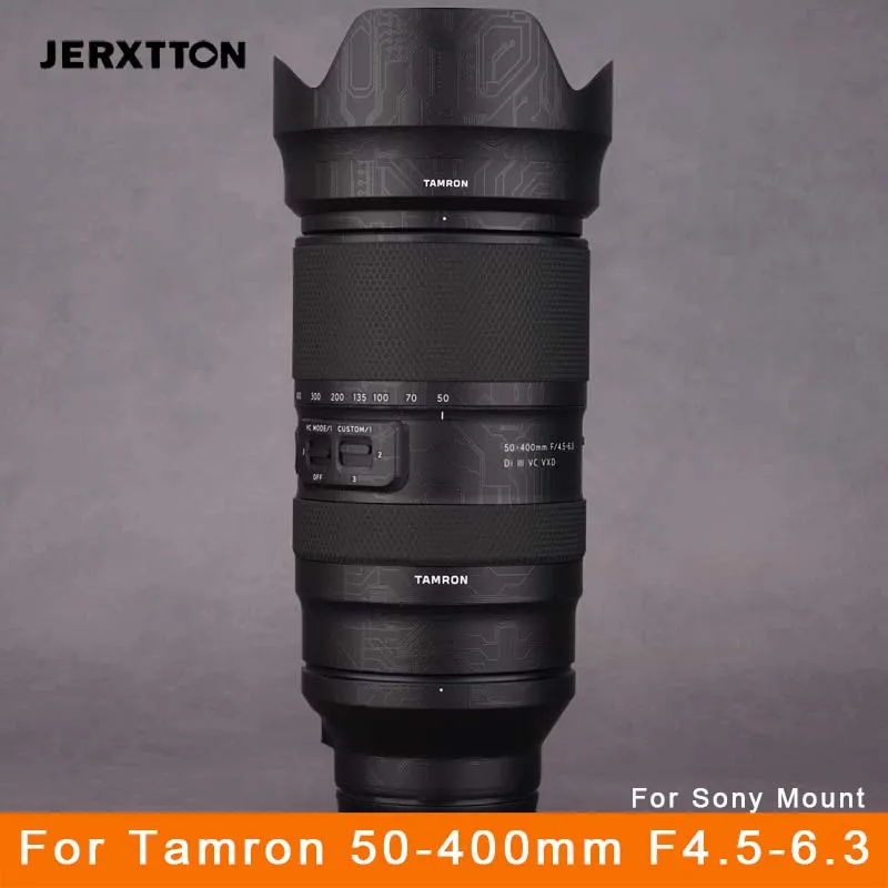 Tamron 50 400 mm 3M Vinyl Skin Lens Anti-Scratch Protective Sticker Full Wrap Decal 50-400mm F4.5-6.3 A067 for Sony Mount Camera