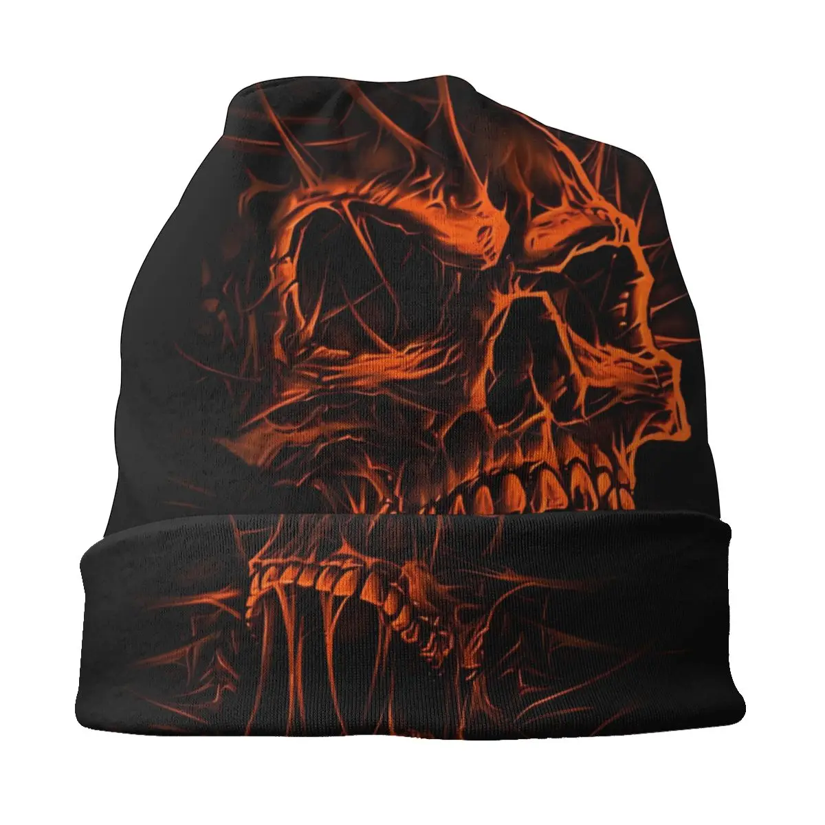 Skull Bone Skeleton Fashion Hats Red Skull Thin Hat Bonnet Hipster Skullies Beanies Caps Men Women\'s Earmuffs